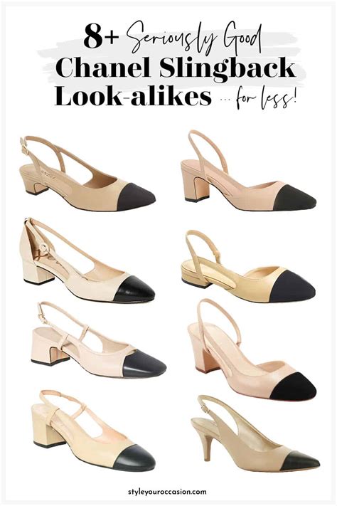 chanel slingbacks dupes|chanel cap toe slingback dupe.